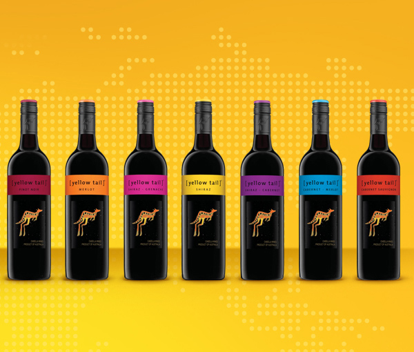 Yellow Tail 是澳大利亚出口最多的葡萄酒品牌之一（图片：Behence）
